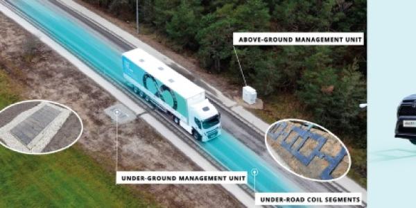 Infografía sobre la primera autopista inalámbrica