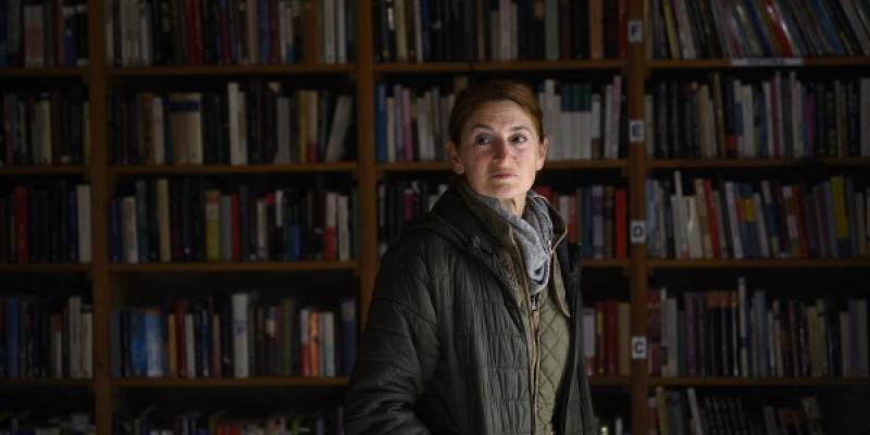 Marta Moreno, vecina de Quintanalara y responsable actual de que la iniciativa siga en pie.