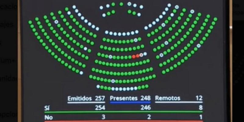 Votación de la reforma del artículo 49 de la Constitución