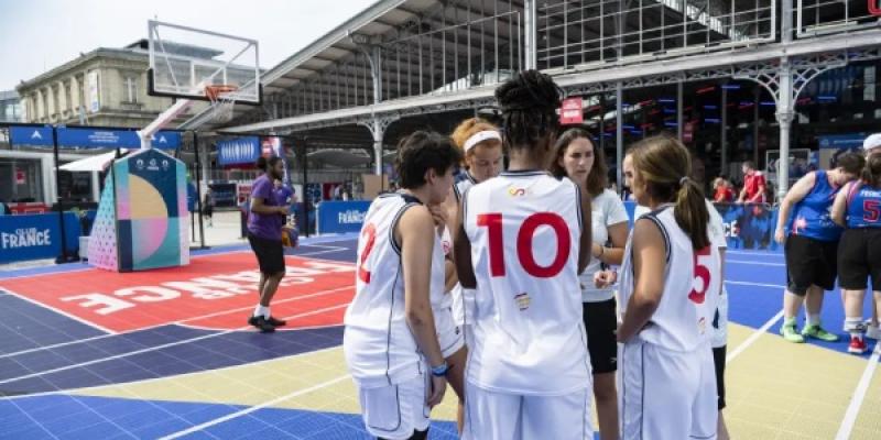 Selección Española de Baloncesto femenina con discapacidad intelectual en París
