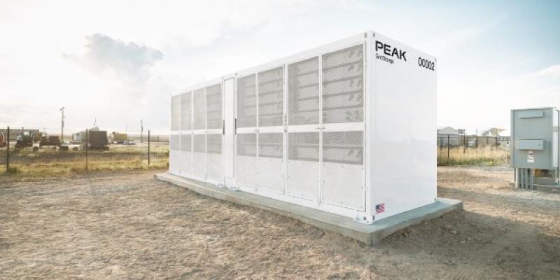 Batería de sodio de Peak Energy.