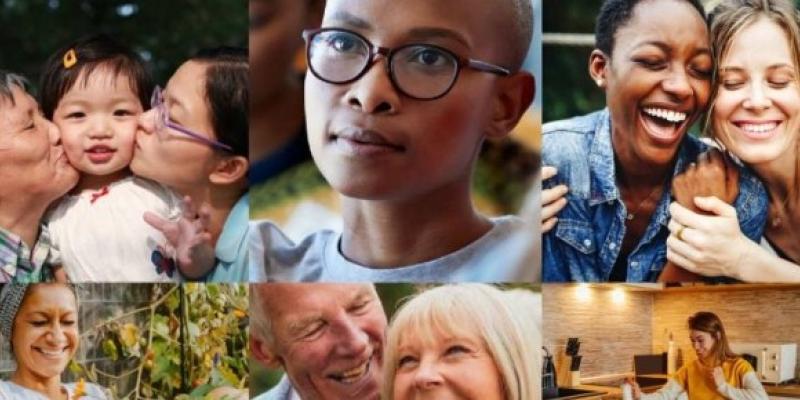 Varias personas felices