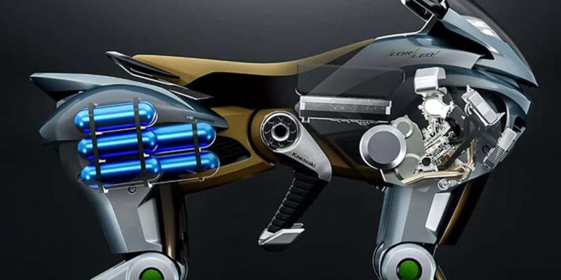 Caballo robot futurista