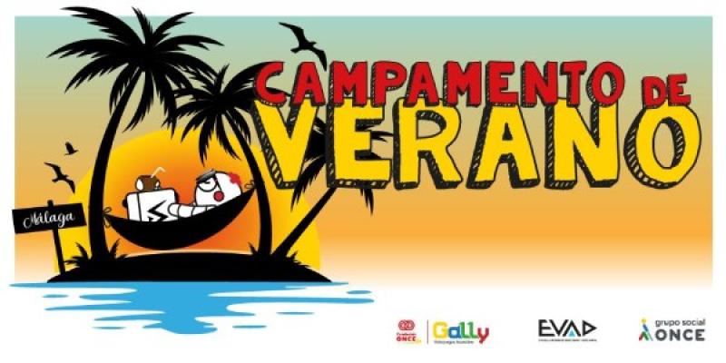 Cartel del campamento de verano de Fundación ONCE y los videojuegos accesibles
