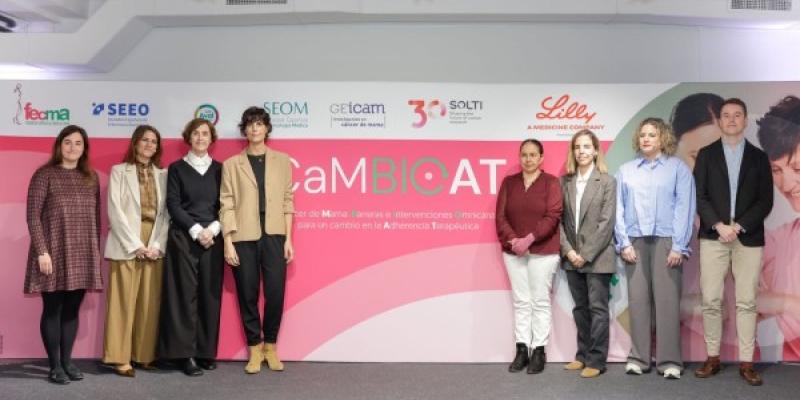 Participantes en la jornada sobre adherencia en cáncer de mama | Foto de Lilly