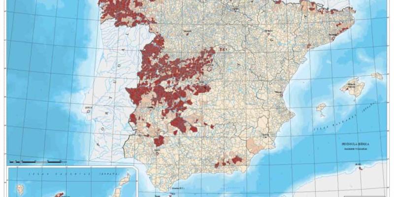 Cáncer pulmón y radio en el mapa