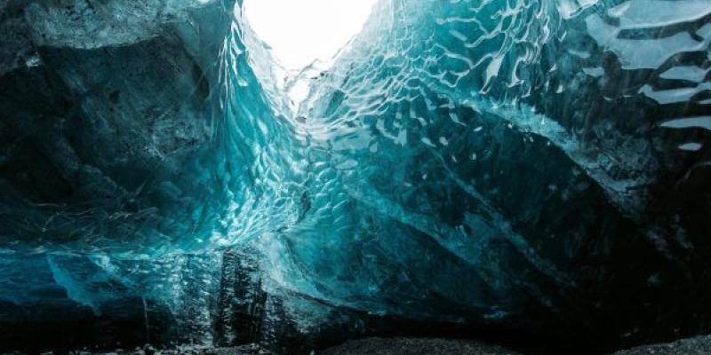 Ejemplo de cañones submarinos bajo la Antártida