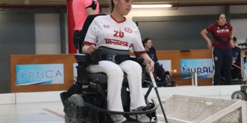 Carmen, con atrofia muscular espinal tipo 2