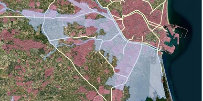 La cartografía actualizada indica las zonas de riesgo de inundaciones en Valencia