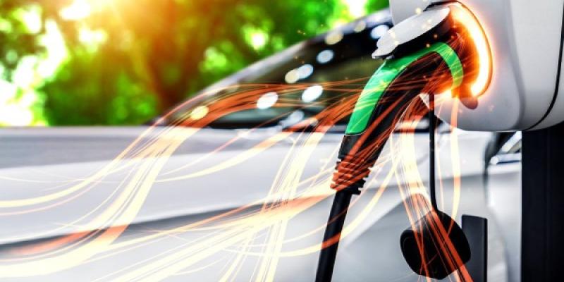 Enchufe de un coche eléctrico