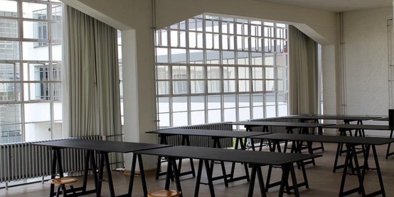 Imagen de un aula de colegio