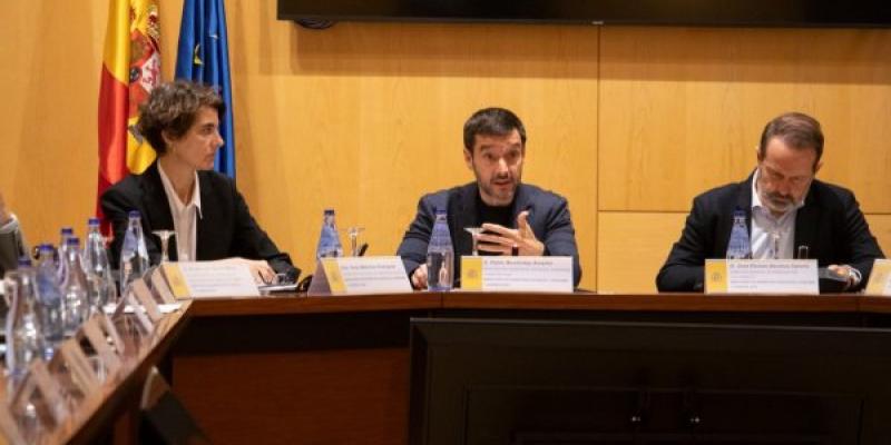 El ministro Pablo Bustinduy, este jueves en la constitución del Consejo Estatal de la Protección Animal 