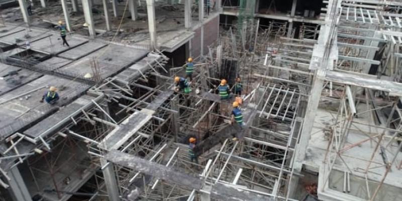 Construcción e industria con digitalización