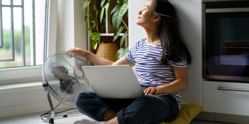 Consumo de energía en función del ventilador