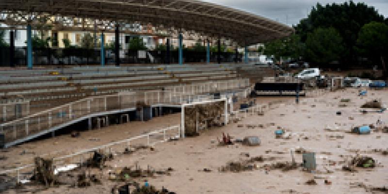 La DANA se ceba con los espacios deportivos