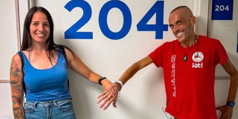 El ciclista Dani Ku y su mujer se casaron en el hospital antes de su muerte.