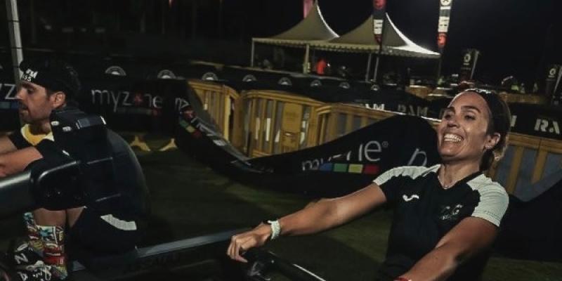 Blanca Machón en evento deportivo DekaSpain