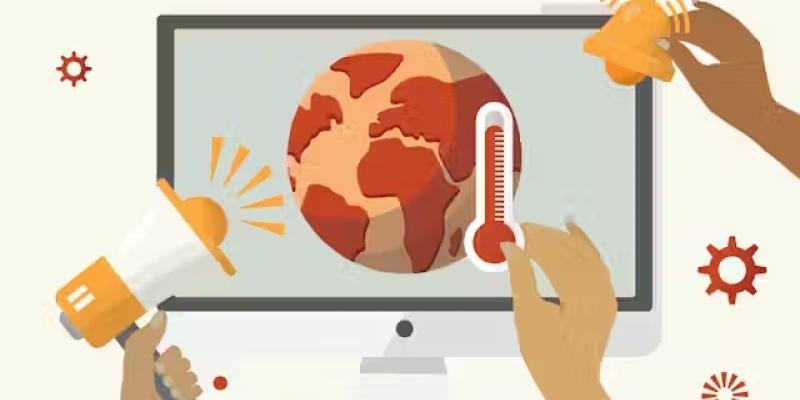 Infografía sobre la desinformación climática