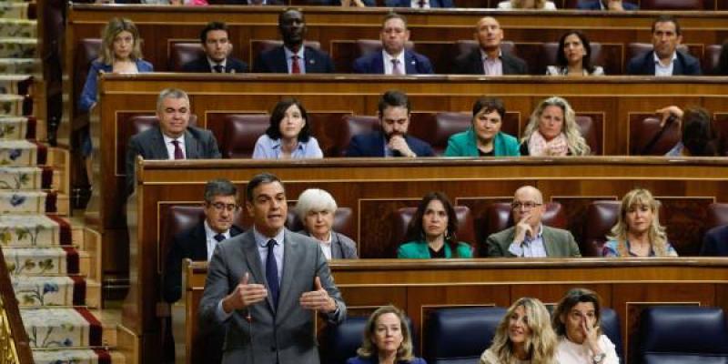 Sesión de control en el Congreso de los Diputados en Madrid. 