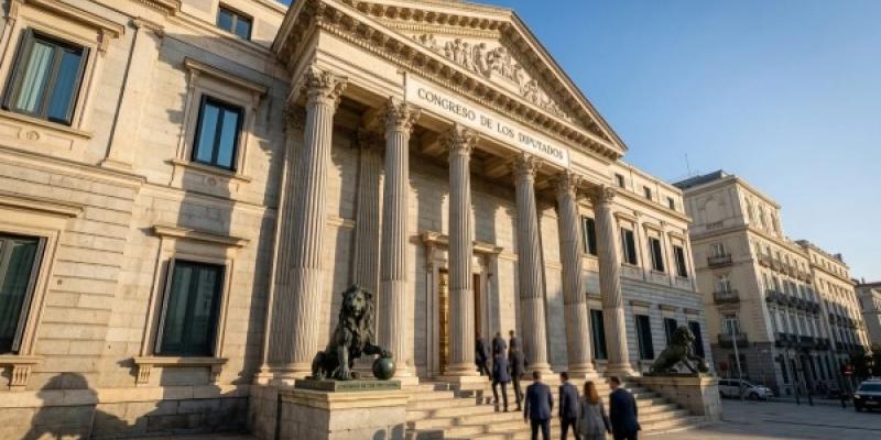 Entrada del Congreso de los Diputados