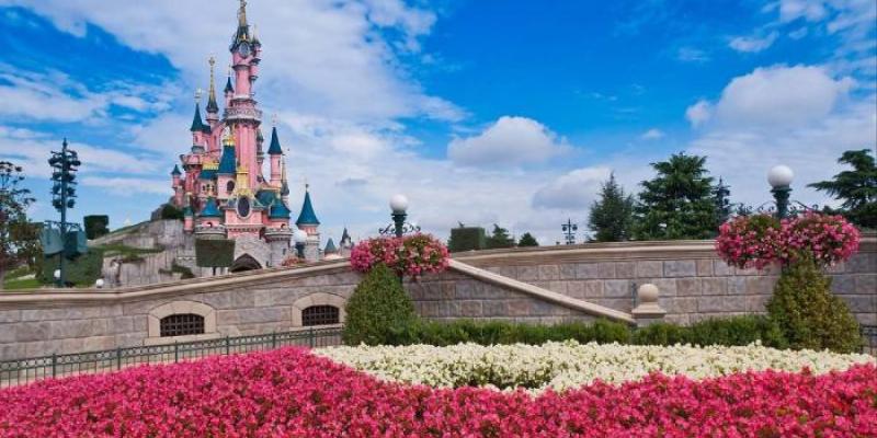 Castillo en Disneyland París.
