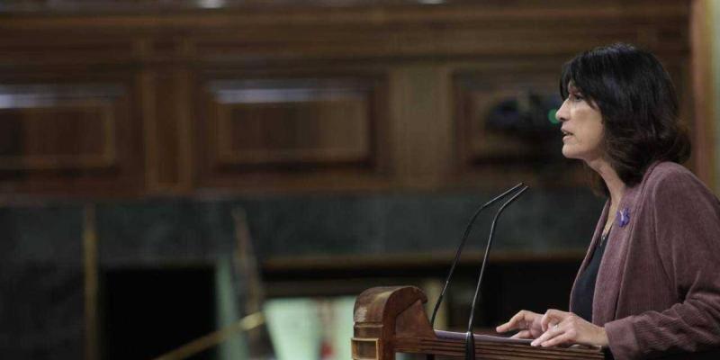 Pilar Calvo en una intervención en el Congreso | Foto de Junts