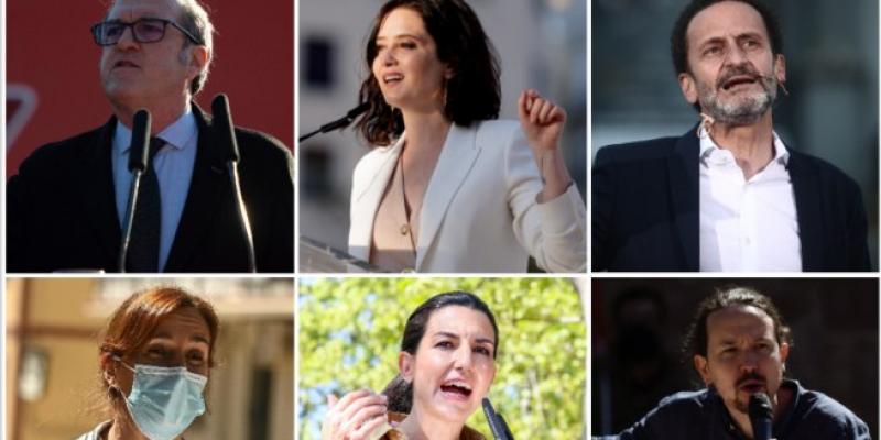 Candidatos a las elecciones del 4-M en Madrid