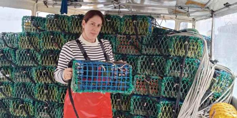 Verónica Cazorla, patrona de barco 