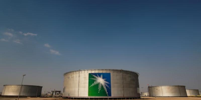 Tanques de petróleo de Aramco en Abqaiq, en Arabia Saudí. 