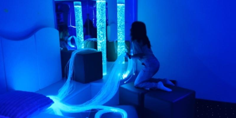 Aula multisensorial creada en el proyecto del l Arratiako Zulaibar Lanbide Ikastegia 