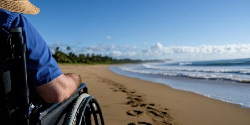 Las personas con movilidad reducida tienen derecho a ir a la playa