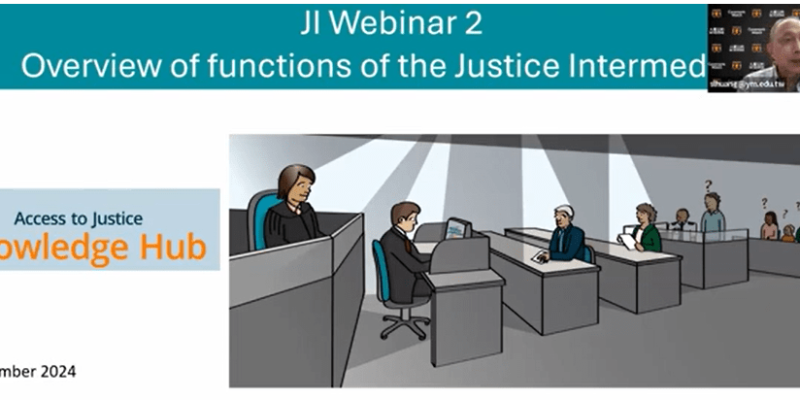 Seminario facilitadores judiciales en Asia.