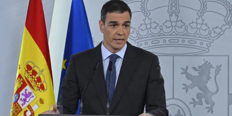 Pedro Sánchez anunciando las medidas