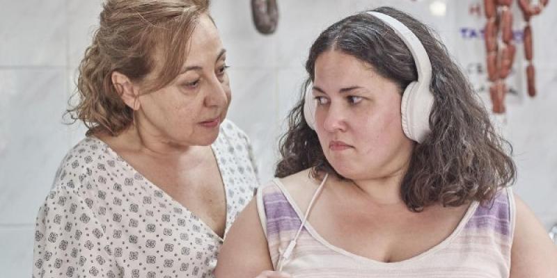 Carmen Machi y Laura Galán en "Cerdita". 