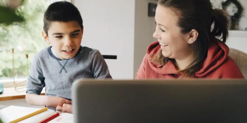 Una madre de un hijo con discapacidad.