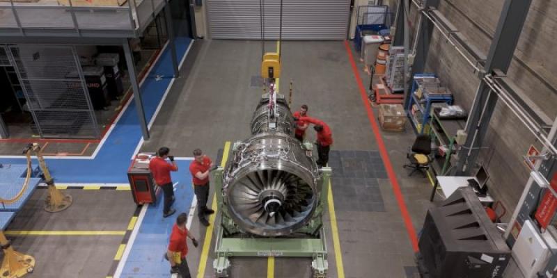 Banco de pruebas de motores de Iberia 