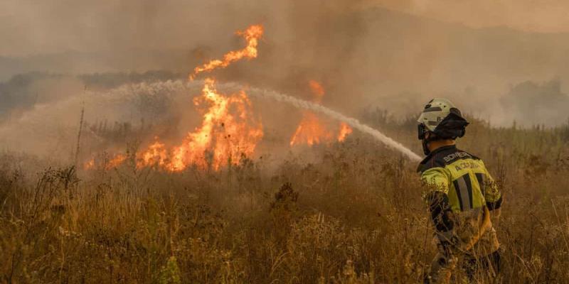Extinción de incendios forestales