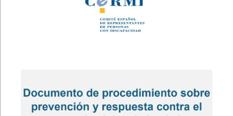 Cartel / Estrategia del Cermi contra el acoso y violencia hacia personas LGTBI+