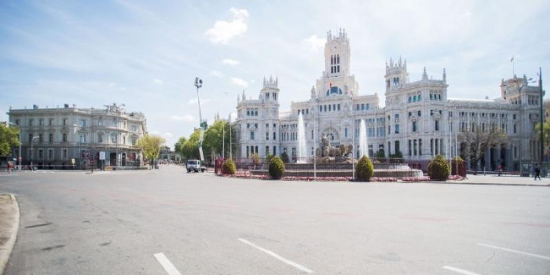 El palacio de Cibeles, sede del Ayuntamiento