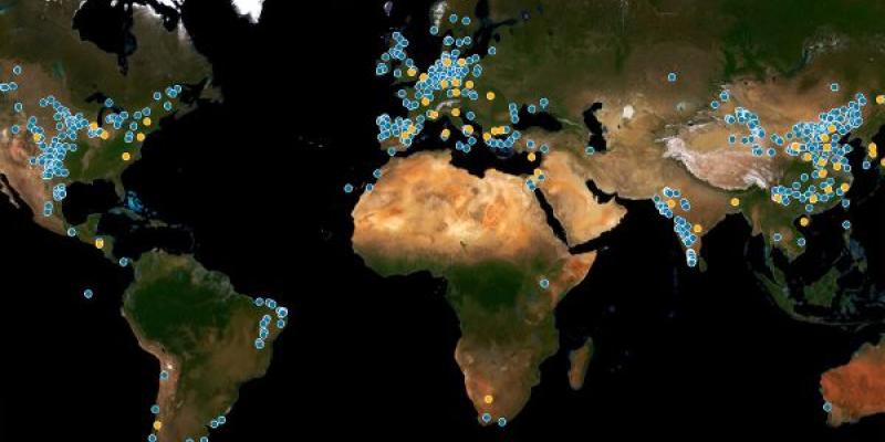 Mapa interactivo que muestra las energías renovables y su auge en el mundo