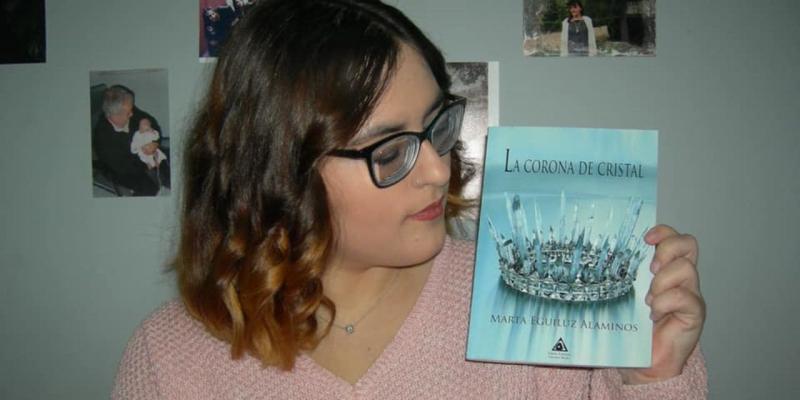 Marta Eguiluz, escritora con graves problemas de visión