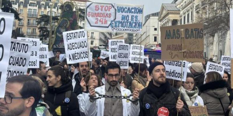 Huelga médica por el Estatuto Marco
