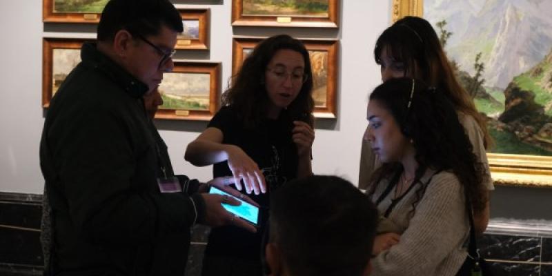 Visitantes del Museo del Prado