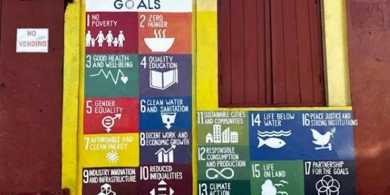 Cartel con todos los ODS