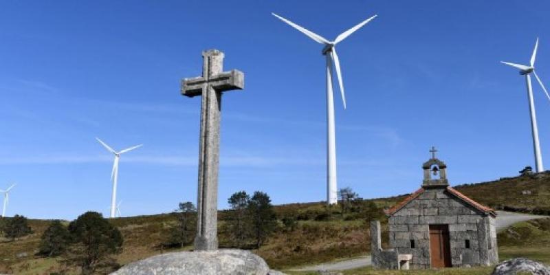 Ejemplo de parques eólicos en Galicia