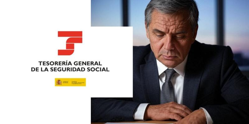 Un trabajador mira con preocupación los cálculos de la jubilación