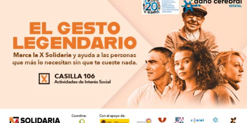 Marca la X Solidaria para la discapacidad