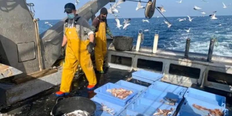 Barcos pesqueros en aguas españolas adaptándose a las nuevas cuotas de pesca