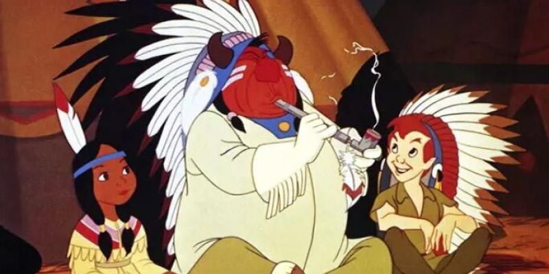 Escena de la película Peter Pan de Disney