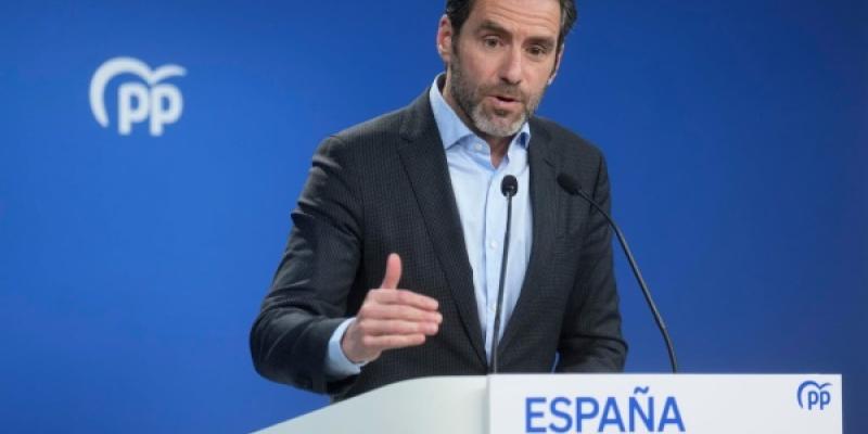 Borja Sémper en rueda de prensa | Foto: Borja Sánchez (EFE)